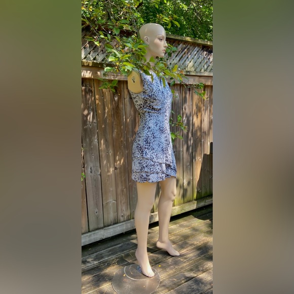 Animal Print Asymmetrical Mini Dress - Picture 6 of 14